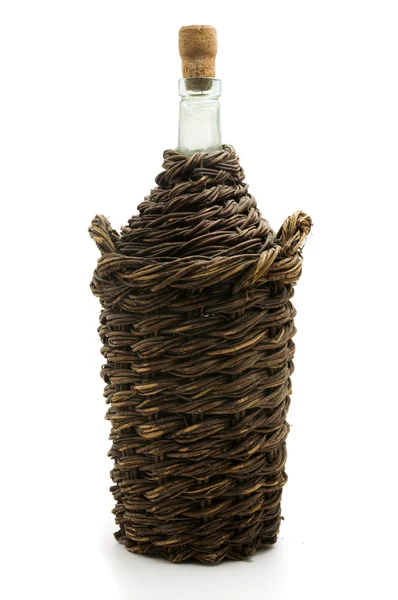 Wicker Bottle — Stock Photo, Image