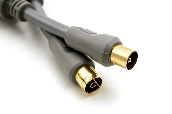 Gold plated cables — Stock Photo, Image