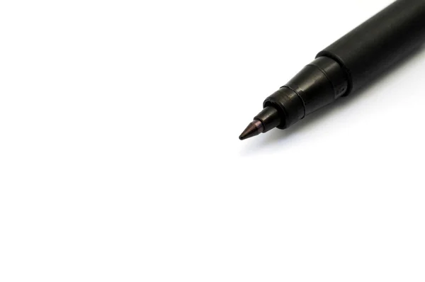 黒い fel 先端のペン — ストック写真