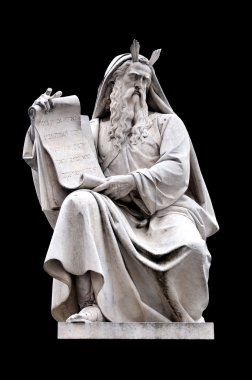 Statue of Moses clipart
