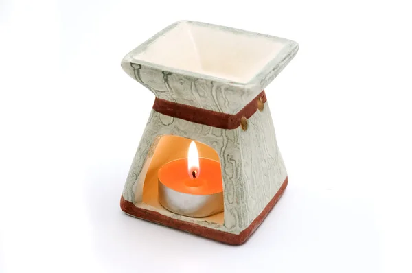 Свеча для ароматерапии — стоковое фото