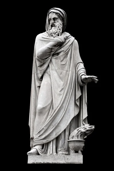 Alegorická socha (zimní) — Stock fotografie