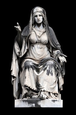 Allegorical sculpture (Charity) clipart