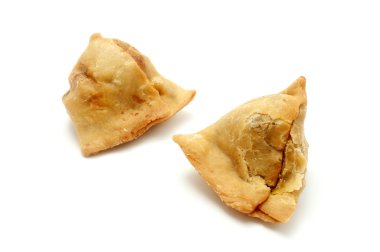 Homemade samosas clipart