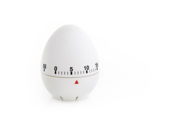 Egg shaped timer clipart