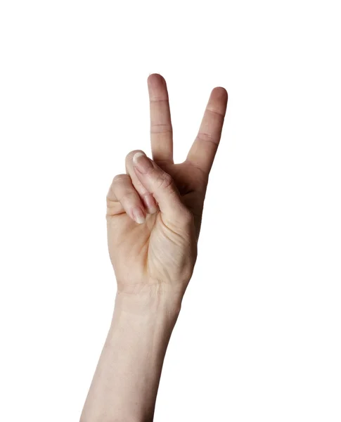 Victory sign Stock Image