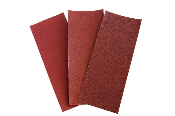 Three sandpaper — Stock Photo, Image