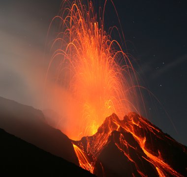 Strombolian Eruption clipart