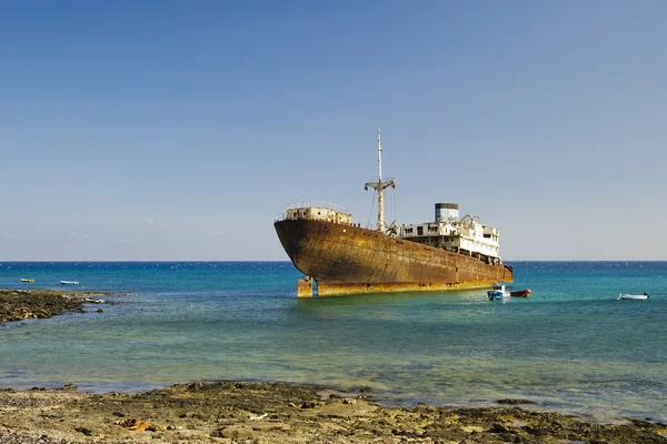 stock image Shipwreck in Lanzarote