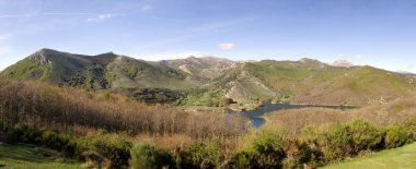 cervera de pisuerga depo, palencia panoramik görünüm