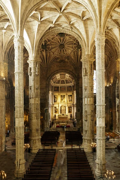 Mosteiro Hieronymites Interior, Lisboa (Portugal ) — Fotografia de Stock