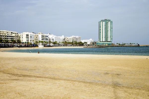 El Reducto pláž v Arrecife (Lanzarote) — Stock fotografie