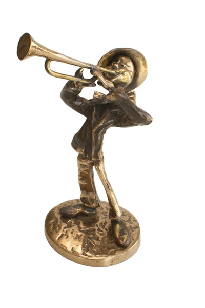 Spelen van trompet — Stockfoto