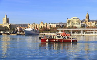 Málaga harbour.