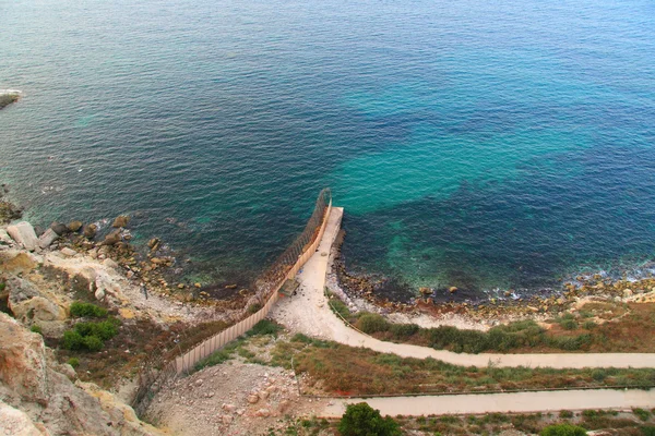 Aguadu cliff,Melilla. — Stock Photo, Image