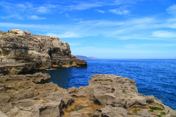 Aguadu cliff, Melilla. — Stock Photo, Image