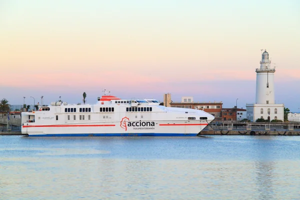 Málaga harbour.