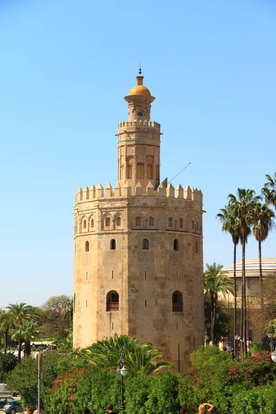 Goldener Turm, Sevilla — Stockfoto