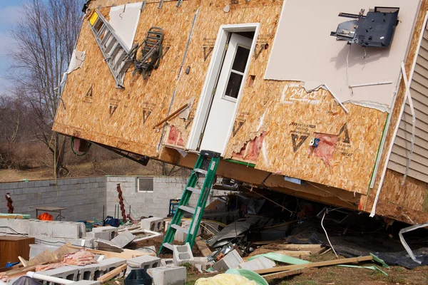 stock image Tornado aftermath in Lapeer, MI.