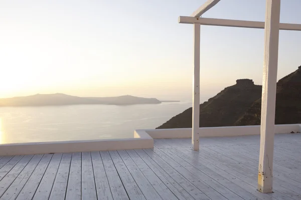 Grecia terraza Imagen de stock
