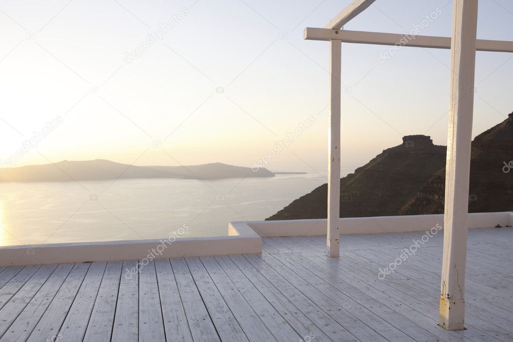 Greece terrace