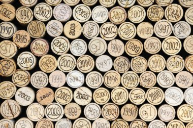 Background of wine corks clipart