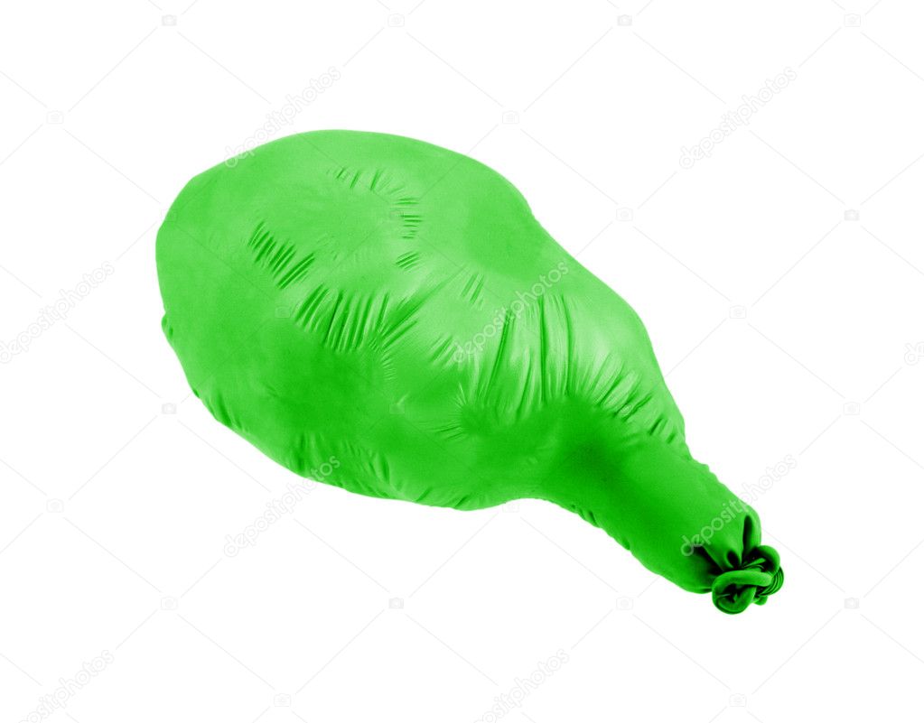 Deflated balloon.