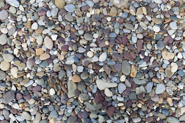 Texture of pebbles on the beach — Stock Photo, Image
