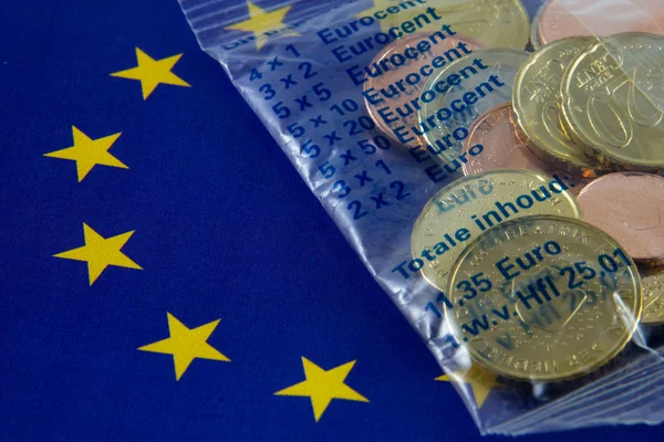 欧洲硬币 starterpack — 图库照片