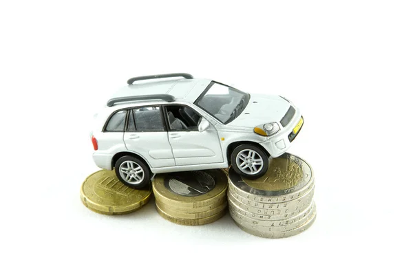 Vehicle and money — Stock Photo, Image