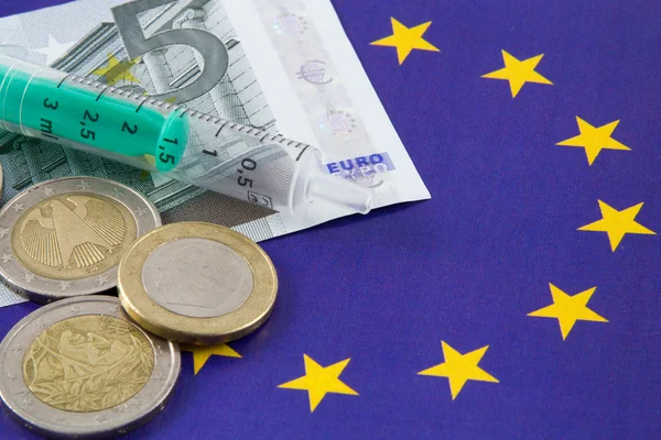 欧洲金融危机 免版税图库图片
