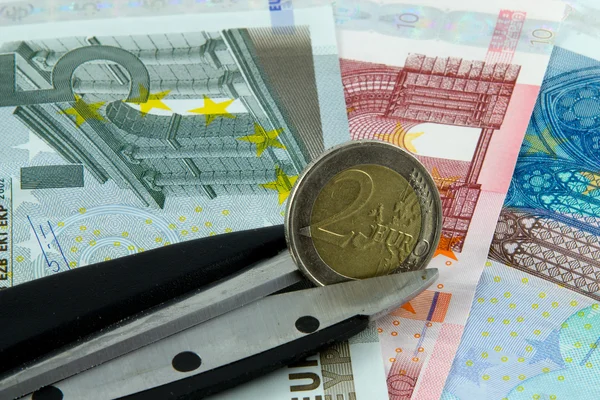 Europe budget cuts — Stock Photo, Image
