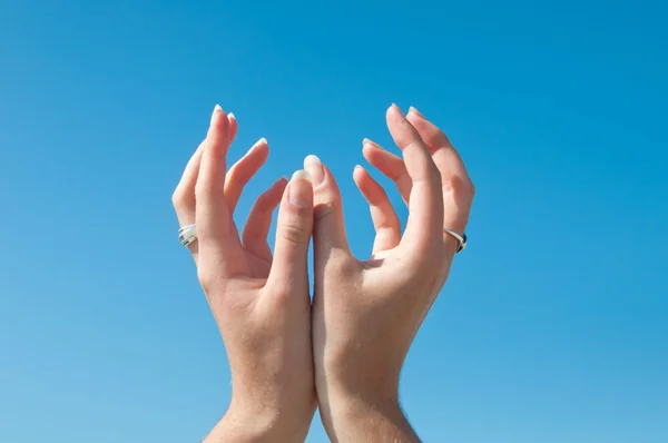 stock image Hands in the sky