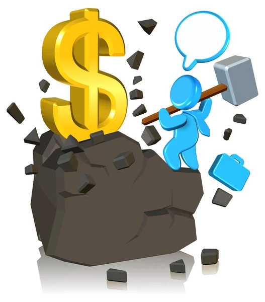 Pursuing Money — Stock Photo, Image