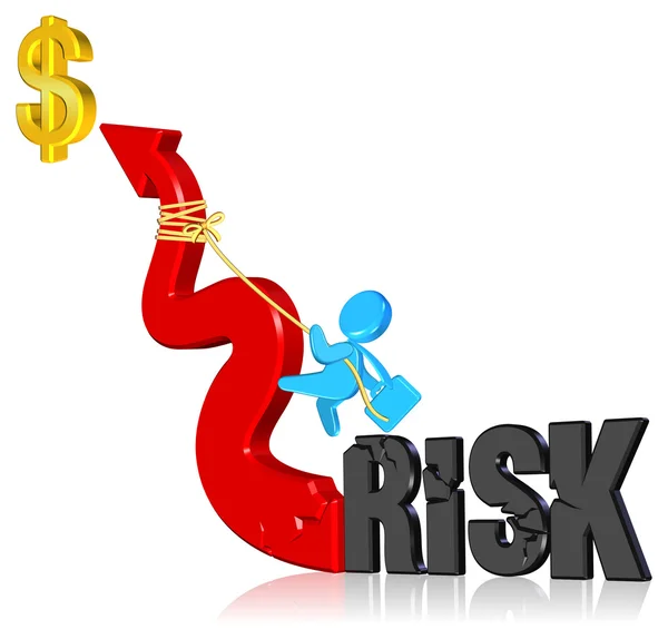 Інвестиційний ризик — стокове фото