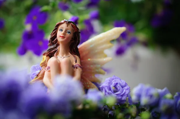 Beautiful fairy in garden — Stock Photo, Image