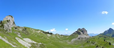 dağ panorama üzerinden schynige platte, İsviçre