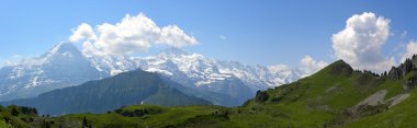 dağ panorama üzerinden schynige platte, İsviçre