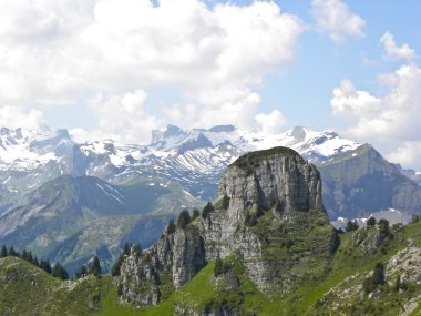 Schynige Platte görünümünden dağ?, İsviçre