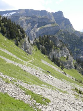 Schynige Platte görünümünden dağ?, İsviçre