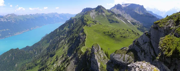 Panoramę gór z schynige platte, Szwajcaria — Zdjęcie stockowe