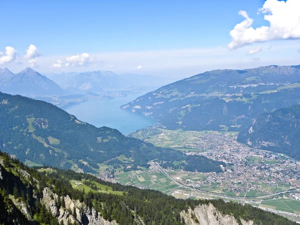 Blick auf die Berge von Schynige Platte?, Schweiz — Stockfoto