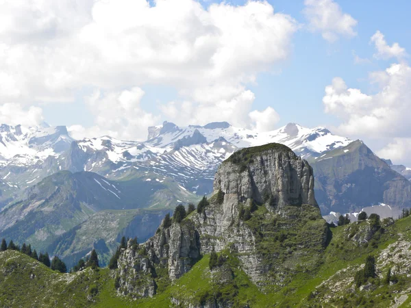 Blick auf die Berge von Schynige Platte?, Schweiz — Stockfoto