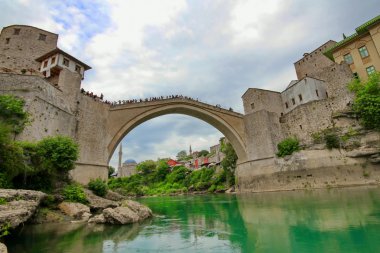 Old bridge in Mostar, Bosnia and Herzegovina clipart