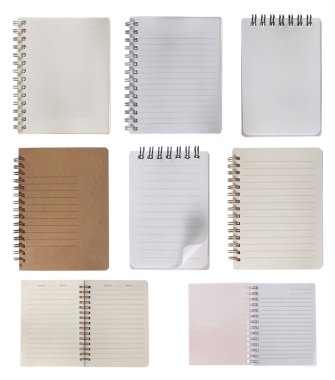 Collection of notebook clipart