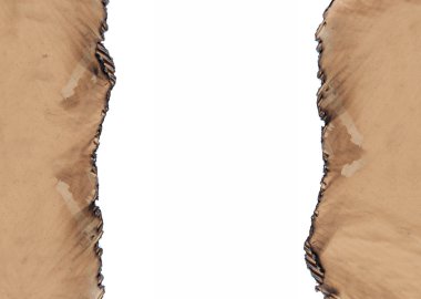 yanık Oluklu karton parça