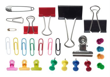 Collection of paper clip clipart