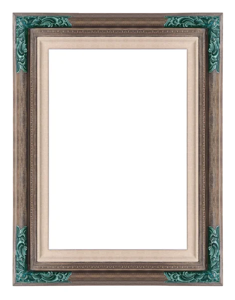 Wooden photo frame of traditional balinesse handycraft — Stock Photo, Image