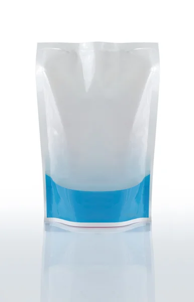 Контейнер с жидким пластиком — стоковое фото