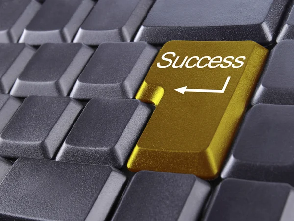 Złoty klucz sukcesu — Zdjęcie stockowe